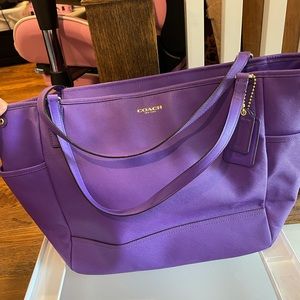 Coach tote/diaper bag